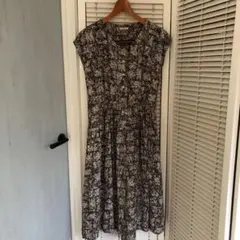 ロングワンピース　レトロ　M / RUMOUR