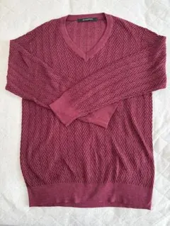 新品✴︎[INTERMEZZO] Vネックニット メンズL