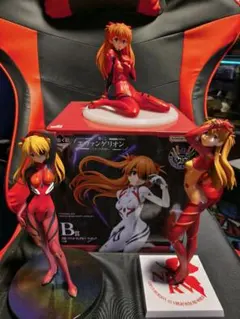 エヴァンゲリオン　アスカ　フィギュア 4体セット