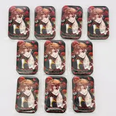 ツイステ　ラメ キラ スクエア 缶バッチ エース10個のサムネイル