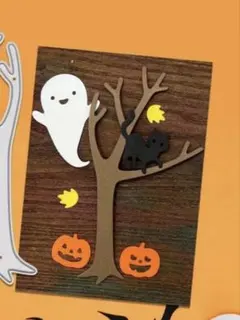 カッティングダイ【ハロウィンかぼちゃ】ダイカット／アルバムクラフト