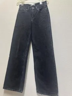 MOUSSY ブラックデニム パンツ23のサムネイル