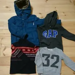 男の子110センチ冬物４点セット