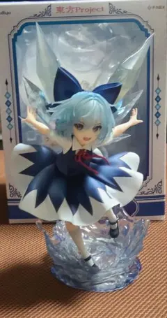 表情替えパーツ付き 東方project チルノ フィギュア