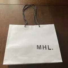 MARGARET HOWELL MHL ショルダー　白　ショッパー　紙袋のサムネイル