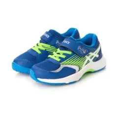asics キッズ スニーカー 青/緑