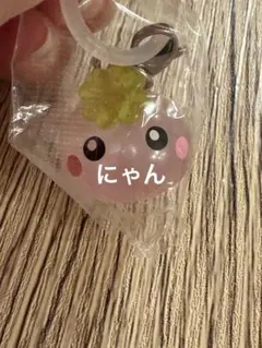 【新品未使用】ほっぺちゃん　めじるしアクセサリー　ガチャガチャ　薄ピンク　ピンク
