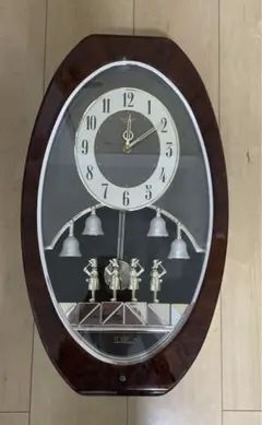 定価165万 リズム RHG-R02 4RN429HG04 置時計 象嵌ブルー リズム製品