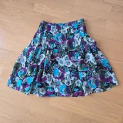 ローラアシュレイ　花柄スカート　サイズ９