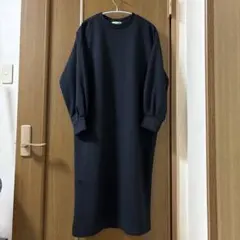 七分袖ワンピース ひざ丈ワンピース