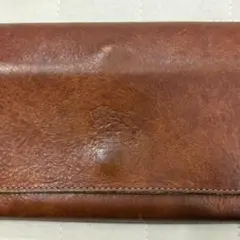 IL BISONTE 長財布 がま口 ブラウン