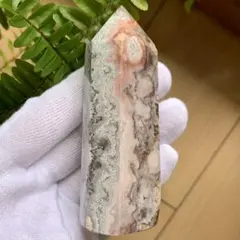 メキシカンクレイジーレースアゲート　ポイント　レアピンク　メキシコ産　天然石