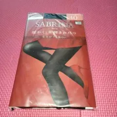 ストッキング 　サブリナ　40デニール　ブラック 　L-LL　1枚　新品