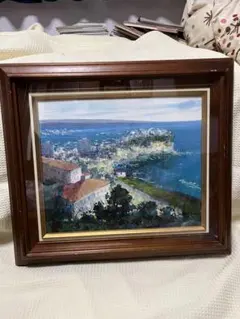 ふ*☆様 「真作」酒井健吉「パリー セーヌ川」風景画　油彩画　額装　サイン有り ふ*☆様 「真作」酒井健吉「パリー セーヌ川」風景画 油彩画 額装