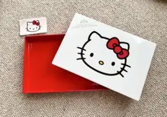 ガトーフェスタハラダの空き缶　ハローキティーコラボ缶　ステッカー付き