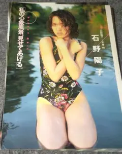 石野陽子 雑誌グラビア切り抜き 水着 ポートレート