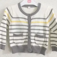新品☆カーディガン ボーダー 90