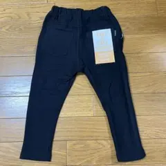 【新品】ブランシェス　イージー＆イージー　裏起毛ロングパンツ　ブラック　100