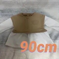 【同梱で無料！】ベビー服　長袖チュニック　90サイズ