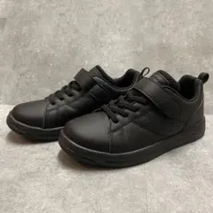 【美品】瞬足 20cm アキレス ブラック 黒 フォーマル 通学 スニーカー
