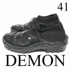 DEMON BERO 41 レザーシューズ 革靴 スニーカー ビブラム 厚底 - メルカリ