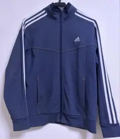 adidas アディダス　アウター　ブルゾン　ジャージデニム風　160cm