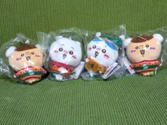 ちいかわ　エニマイくじ　D賞　ぬいぐるみキーホルダー　ハチワレ　栗まんじゅう先輩