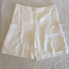 未使用級 トゥモローランド 24SS コットンシルクデニムライクショート