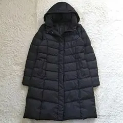 23区 定価3.1万 洗える シレータフタ ロング ダウンコート 軽量 黒 40