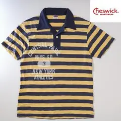カナダ製 Cheswick ボーダー ポロシャツ Mのサムネイル