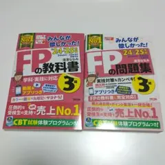 【美品】みんなが欲しかった！FPの教科書・問題集 3級 '24-'25年版