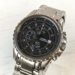FOSSIL BLUE クロノグラフ　CH-2446 クオーツ稼働品