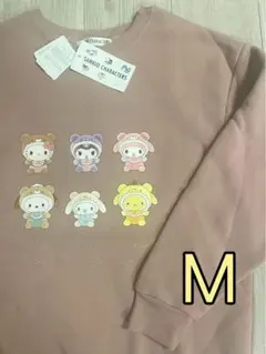 サンリオ キティ クロミ マイメロ トレーナー スウェット 裏起毛 M