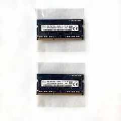 ノートPC用メモリ　SKhynix 4GB×2
