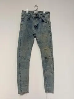 Bershka SUPER SKINNY ダメージ　デニム 30