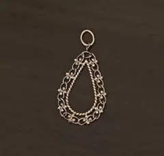 agete K10チャーム 透かし 雫形 完売 廃盤 レア