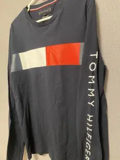 TOMMY HILFIGER ネイビー 長袖シャツ M