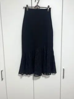 ラメレースマーメイドスカート
