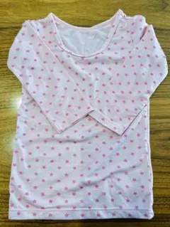 HEATTECH 星柄 長袖シャツ 80 cm