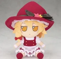 即納 缶バッチ付！ 東方 ぬいぐるみ 107 霧雨魔理沙 ふもふもまりさ。 東方 ぬいぐるみ 107 霧雨魔理沙 ふもふもまりさ 缶バッジ付き - メルカリ