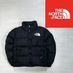 【ザ・ノースフェイス】ヌプシ　ダウンジャケット　黒　S 700 刺繍ロゴ　美品 ザノースフェイス ヌプシ ダウンジャケット 700 メンズ L 黒 刺繍ロゴ