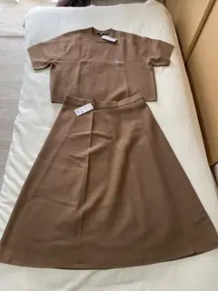 UNIQLOユニクロウォッシャブルミラノリブセーター⭐️スカートセットアップ