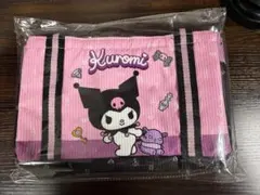 【写真多数】クロミ柄 コーデュロイ保温保冷巾着トートバッグ