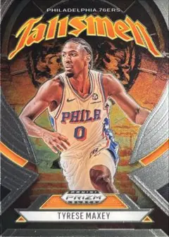 【1272】76ers Tyrese Maxey PRIZM BLACK