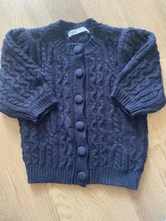 ZARAザラ　Sサイズ　ニット　半袖　紺色　ほぼ未使用