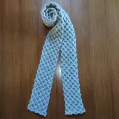 ハンドメイド 三國万里子 ハニカム ロング マフラー