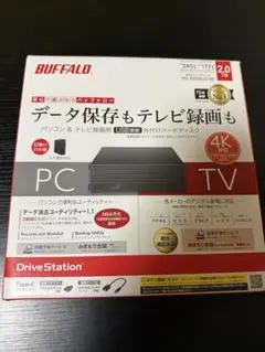 BUFFALO 2.0TB 外付けハードディスク HD-EDS2U3-BE