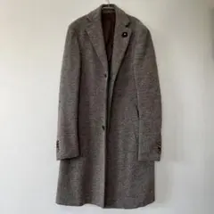 LARDINIラルディーニ44 チェスターコート ウール混合