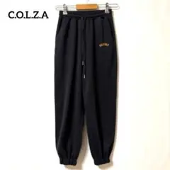 コルザ【Ｓ】スウェットパンツ 長ズボン ウエストゴム 部屋着 ロゴ カジュアル