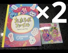 たまごっちパラダイス たまラボファイル たまラボステッカー 2セット　みゃおっち